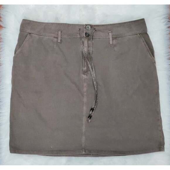 GAP Jersey Cotton Athleisure Tennis Stretch Low Rise Y2K Mini Skirt Women's L - Picture 3 of 13